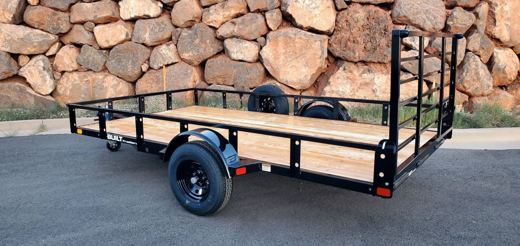 BUILT 7x12 single-axle utility trailer — view 1